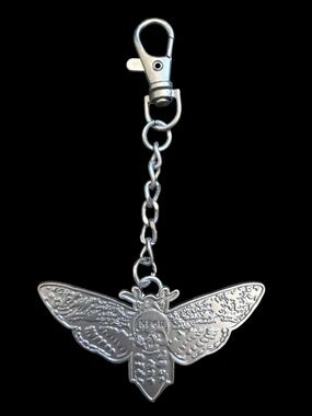 Darc Sport Exclusive Memento Mori 2024 Silver Moth Keychain/Charm